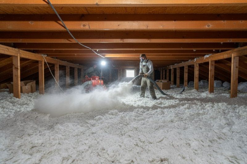 Blown Insulation Installation in Longmont, CO