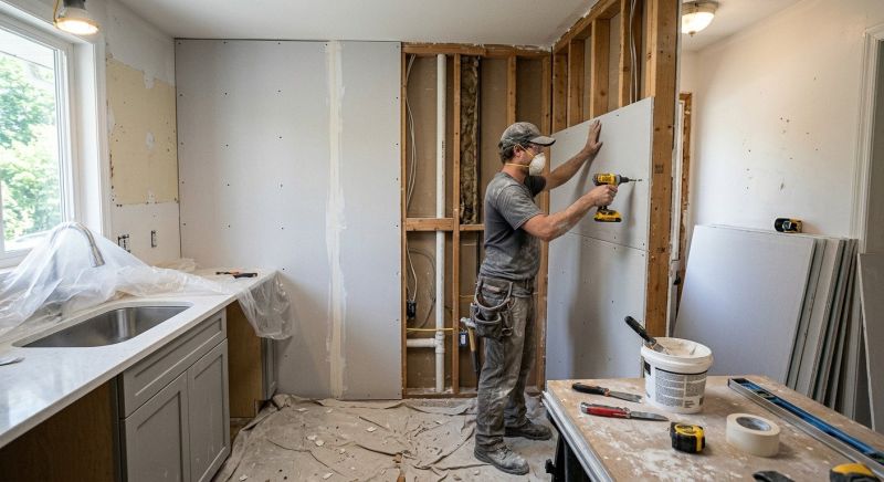 Drywall Replacement in Kansas City, MO