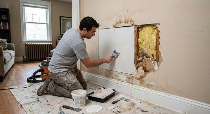 Garage Drywall Repair in Kansas City, KS