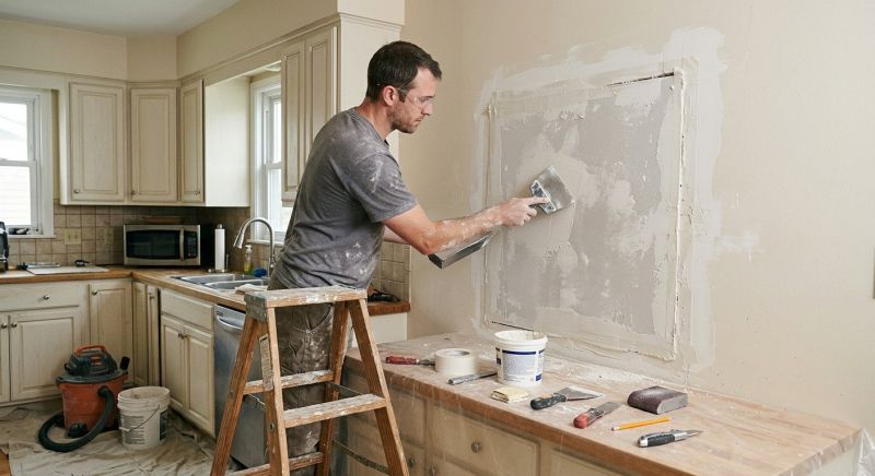 Kitchen Drywall Repair in Conroe, TX