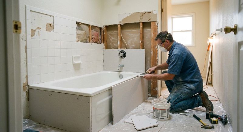Bathroom Drywall Replacement in Olathe, KS