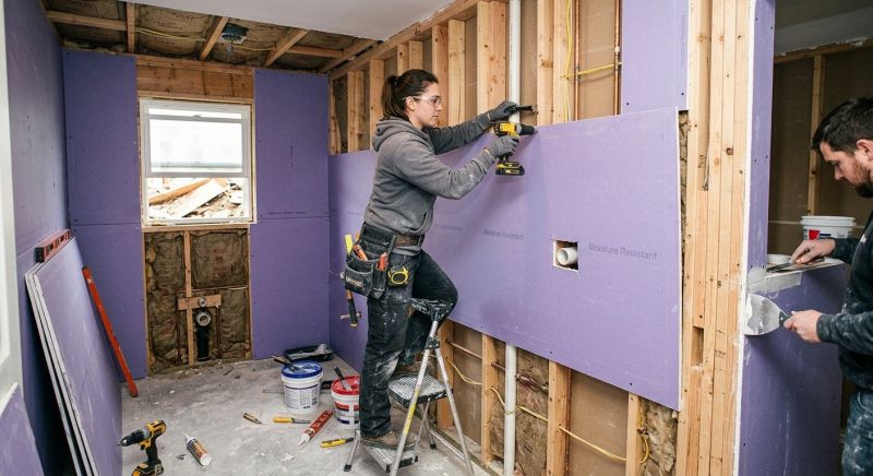 Bathroom Drywalling in Olathe, KS