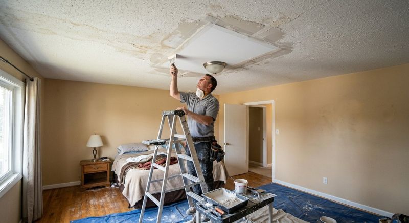 Bedroom Ceiling Repair in Conroe, TX