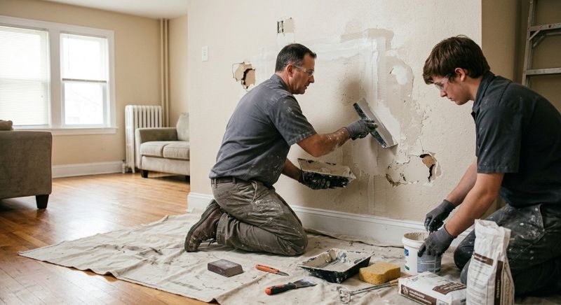 Bedroom Wall Repair in Wilmington, NC