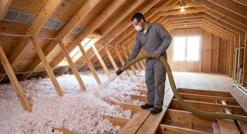 Blown Insulation Installation in Georgetown, TX