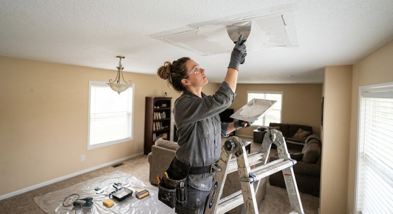 Ceiling Drywall Repair in Wilmington, NC