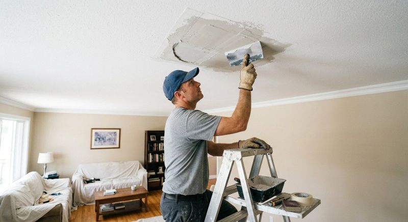 Ceiling Drywall Repair in Alpharetta, GA