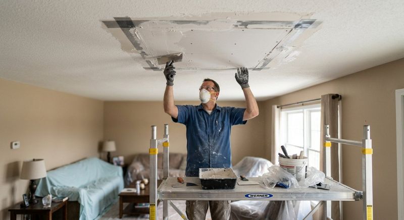 Ceiling Drywall Repair in Conroe, TX