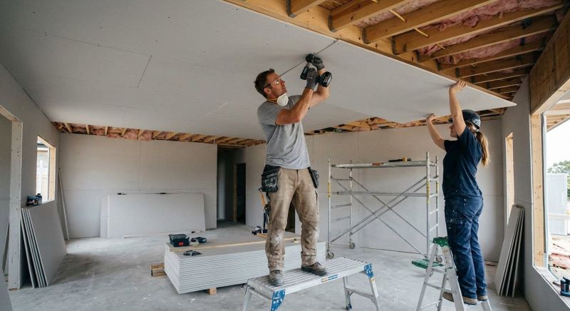Ceiling Drywall Replacement in Olathe, KS