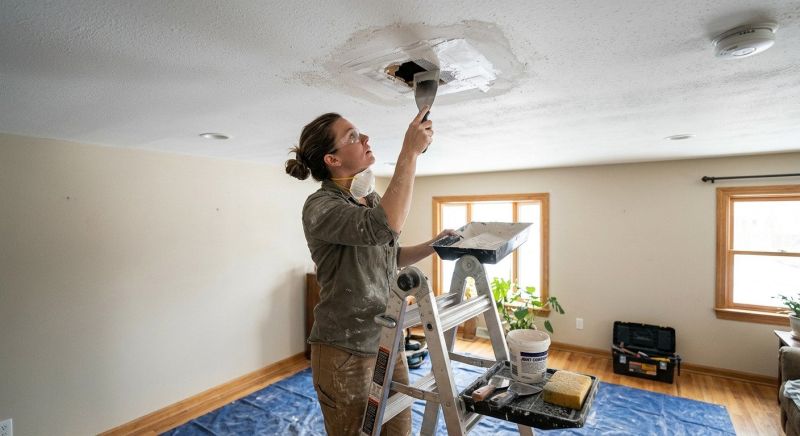 Ceiling Hole Repair in Olathe, KS