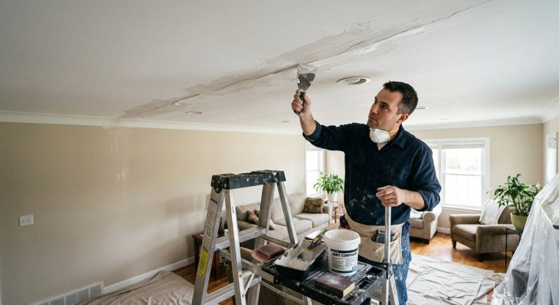 Ceiling Hole Repair in Olathe, KS