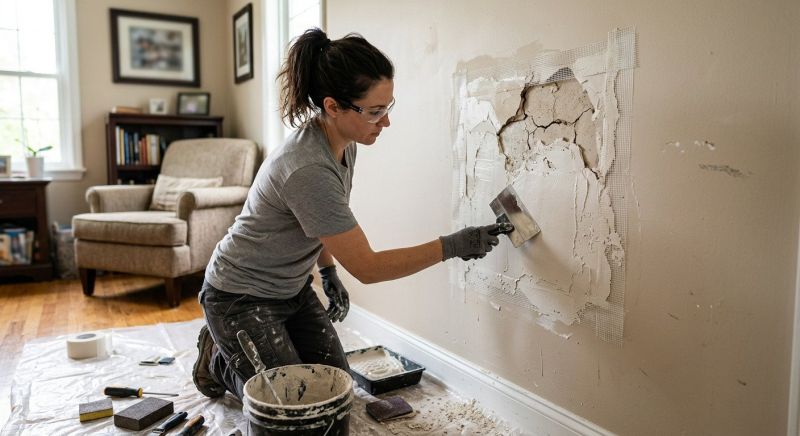 Drywall Crack Repair in Alpharetta, GA