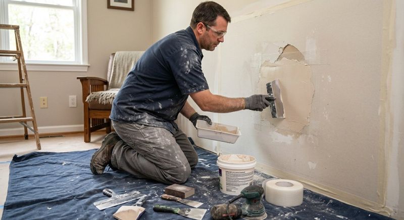 Drywall Repair Service in Wilmington, NC
