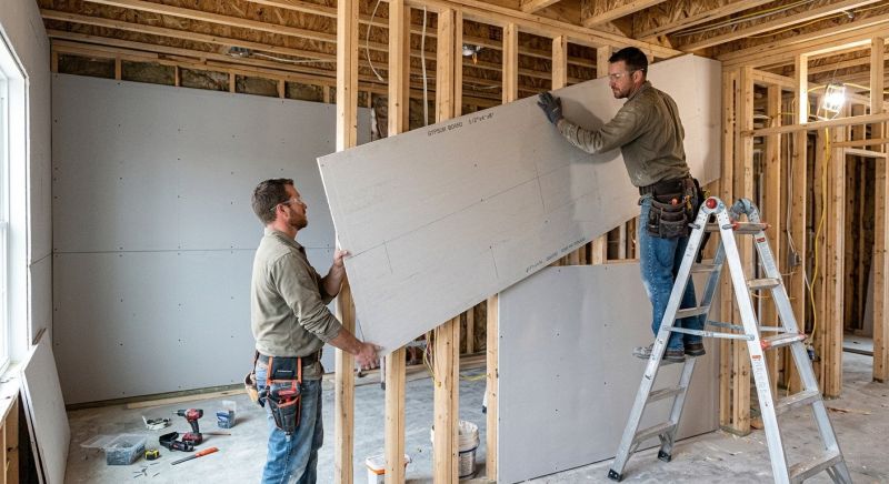 Gypsum Board Installation in Olathe, KS